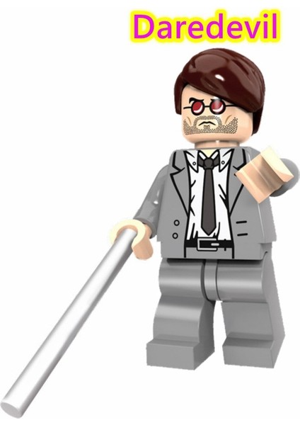 Minifigures ile Uyumlu Marvel Daredevil Kingpin Demir Yumruk Yapı Taşları Oyuncak Çocuklar Için Figürler Tip: Elektra (Yurt Dışından)