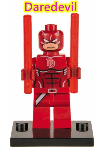 Minifigures ile Uyumlu Marvel Daredevil Kingpin Demir Yumruk Yapı Taşları Oyuncak Çocuklar Için Figürler Tip: Elektra (Yurt Dışından)