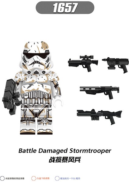 Tek Satış Yıldız Savaşı Minifigures Yapı Taşları Imperial Stormtrooper Sabine Clone Force 99 Tamirci Avcısı Vizsla Çocuk Boys Koleksiyonu(Yurt Dışından)
