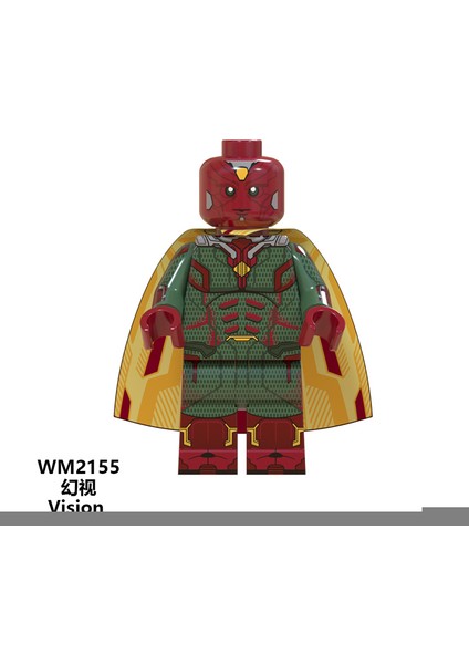 Gc Hazır Stok Scarlet Witch Wanda Vision Minifigures Yapı Taşları Oyuncaklar Çocuklar Için Model (Yurt Dışından)