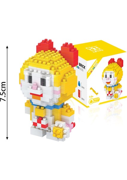 Gc Doraemon Yapı Taşları Karikatür Anime Hediyeler Koleksiyonu Için Montajlı Küçük Parçacık Yapı Tuğlaları (Yurt Dışından)