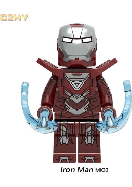 Mark 45 Yapı Taşları Ultron Mark 17 Mark 33 Mark 43 Çocuk Oyuncakları Için Rakamlar XH1339 颜色:XH1422 (Yurt Dışından)