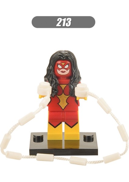 Minifigures X0107 Süper Kahraman Kızıl Örümcek Adam Doktor Yeşil Şeytan Ahtapot Yapı Taşları Oyuncaklar (Yurt Dışından)
