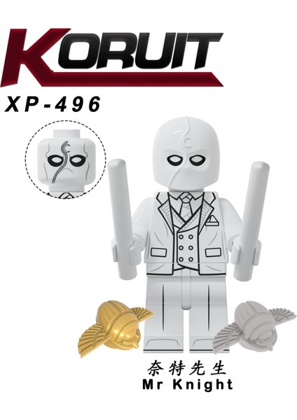 Tek Satış Ay Şövalye Yapı Taşları Marvel Marc Spector Khonsu Bay Şövalye Mini Rakamlar Blokları Çocuklar Için Hediye Oyuncaklar KT1065 (Yurt Dışından) modelleri