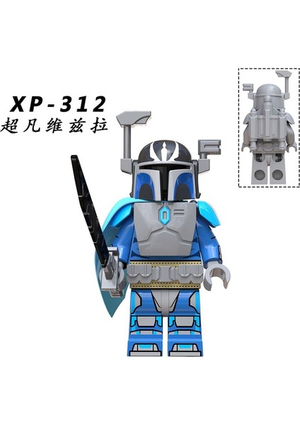 Gc Mandalorian Star Wars Minifigures Jango Fett Boba Fett Bounty Hunter Uyumlu Yapı Taşları Oyuncaklar KT1041 Modeli (Yurt Dışından)