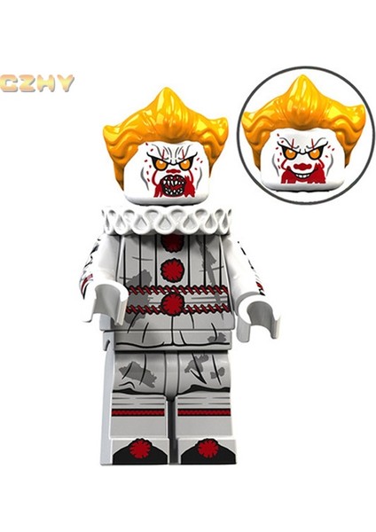Gc Stephen King's It Minifigures Pennywise Çocuk Blokları Oyuncak Modeli (Yurt Dışından)