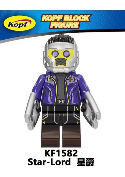 Yenı Tek Satış Marvel Doktor Garip Figürleri Yapı Taşları Demir Adam Örümcek Adam Yıldız Lordu Zombi Kaptan Çocuklar Için Tuğlaları Birleştirin Hediye Koleksiyonu Oyuncaklar KF6145 (Yurt Dışından)