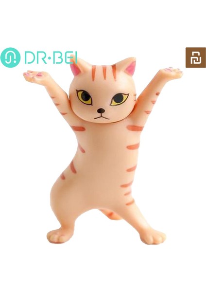 Hayvan Heykeli Mini Komik Karikatür Kedi Heykeli Süs Sevimli Dans Eden Kedi Figürü Dekorasyon Güneydoğu Asya Alıcıların Favorisi (Yurt Dışından) modelleri