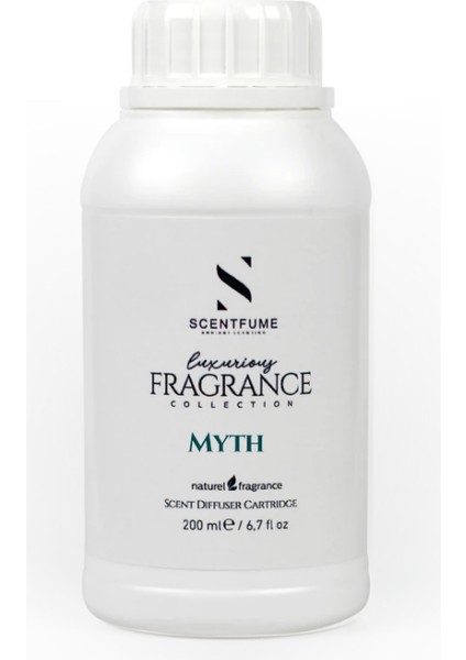 Myth Koku Makinesi Kartuşu, Koku Makinesi Parfümü, Aromatik Koku Kartuşu, Difüzör Esansı, İmza Koku Esansiyel Yağ