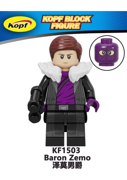 Tek Satış Marvel Kış Asker Falcon Ajan Yapı Taşları Abd Ajan Stokta Asker Baron Aksiyon Figürleri Eğitici Tuğla Oyuncaklar Çocuklar Için KF6135 (Yurt Dışından)