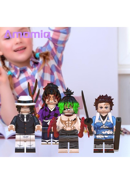 Amamia Yapı Taşları Minifigure Koleksiyon Mini Aksiyon Figürü Yapı Taşı Oyuncak (Yurt Dışından)