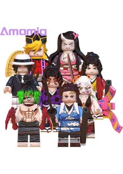 Amamia Yapı Taşları Minifigure Koleksiyon Mini Aksiyon Figürü Yapı Taşı Oyuncak (Yurt Dışından)