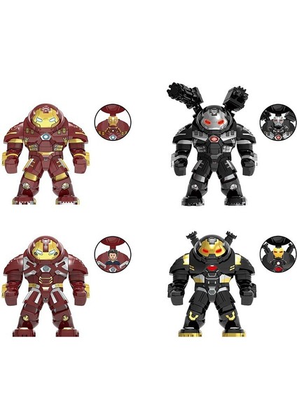 Büyük Mark 44 Hulkbuster Minifigures Süper Kahramanlar Çocuk Yapı Taşları Moc Oyuncakları MODEL:XH1159 (Yurt Dışından)