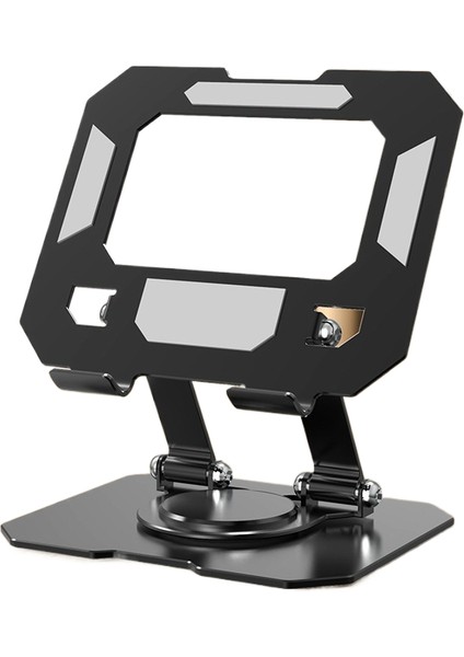 Tablet Standı 360° Kaldırma Döndürme Katlanır Taşınabilir Yükseltme Metal Stand (Yurt Dışından)