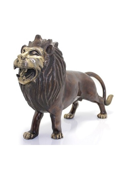 Metal Aslan Biblosu 60 cm
