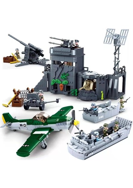 Ikinci Dünya Savaşı 2 Askeri Yapı Taşları Normandy Landings Ingiltere Abd Almanya Ordusu Setleri Tuğla Ww2 Oyuncak Araç Pershing Panter Tankları (Yurt Dışından) indirimleri