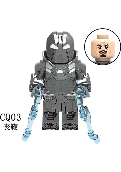 Tek Satış Marvel Figürleri Yapı Taşları Whiplash Minifigures Çocuk Oyuncakları CQ03 (Yurt Dışından)