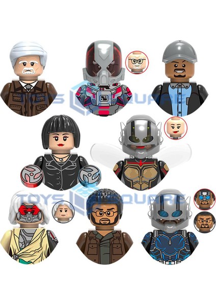 Karınca Luis Hank Pym Wasp Goliath Janet Van Dyne Bill Foster Adam Modeli Yapı Taşları Moc Tuğla Seti Çocuklar Için Hediyeler Oyuncak (Yurt Dışından)