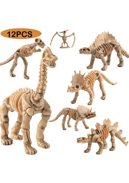 Dinozor Fosili Şekil Oyuncaklar Dinozor Hayvan Modeli Figürleri Eğitici Oyuncaklar (Yurt Dışından) fiyatları