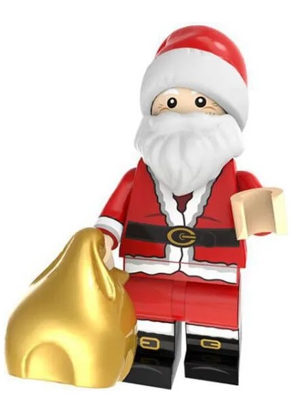 Mini 10 cm Yılbaşı Ağacı Modeli Süsler Elk Noel Baba Küçük Parçacık Yapı Taşları Dekorasyon Sahne Oyuncaklar (Yurt Dışından)