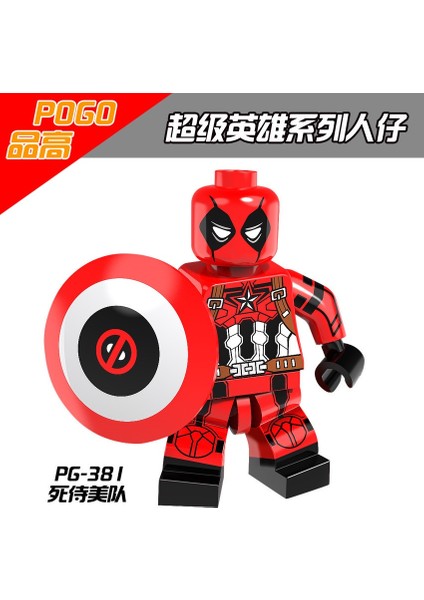 Minifigures PG8093 Süper Kahraman Bain Wolverine Deadpool Rahat Giysiler Abd Takımı Batman Mini Rakamlar Oyuncak Inşaat Blokları (Yurt Dışından) indirimleri