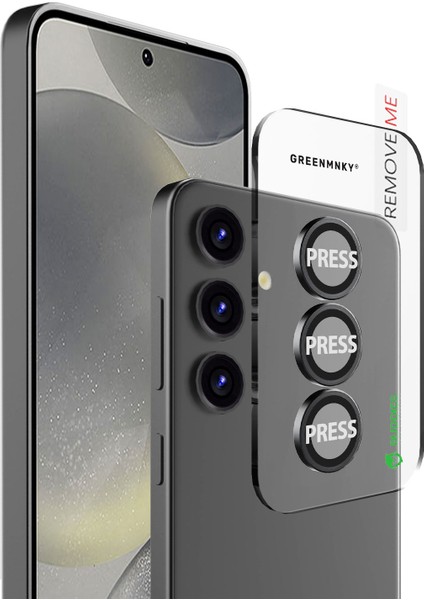 Buddıes Samsung S25 Uyumlu Kamera Lens Koruyucu (BLACK)