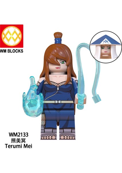 Adet/takım Naruto Yapı Taşları Figürleri Gaara Temari Sarutobi Hiruzen Ohnoki Raikage Minifigure Yapı Tuğlaları Çocuk Oyuncakları WM6111 (Yurt Dışından)