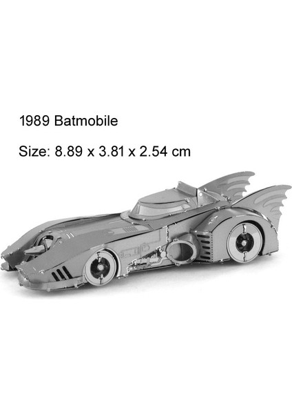 Dıy 3D Metal Bulmaca Yarasa Film Süper Kahraman Ekipmanları Batmobile Batwing Yarasa Sinyali Modeli Birleştirin Yap-Boz Oyuncaklar Yetişkin Çocuklar Için (Yurt Dışından)