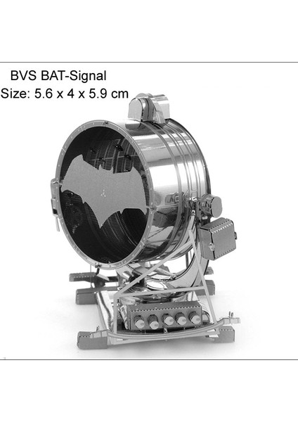 Dıy 3D Metal Bulmaca Yarasa Film Süper Kahraman Ekipmanları Batmobile Batwing Yarasa Sinyali Modeli Birleştirin Yap-Boz Oyuncaklar Yetişkin Çocuklar Için (Yurt Dışından)