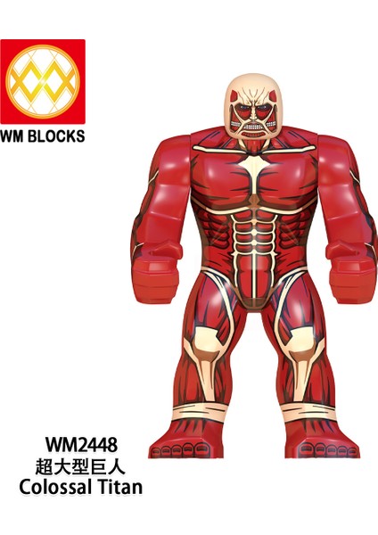 8 Adet/takım WM6148 Titan Bloklarına Saldırı Eren Anime Karikatür Tuğla Mini Aksiyon Oyuncak Figürler Yapı Taşları Erem Jaeger Armin Levi Mikasa Bebek (Yurt Dışından)