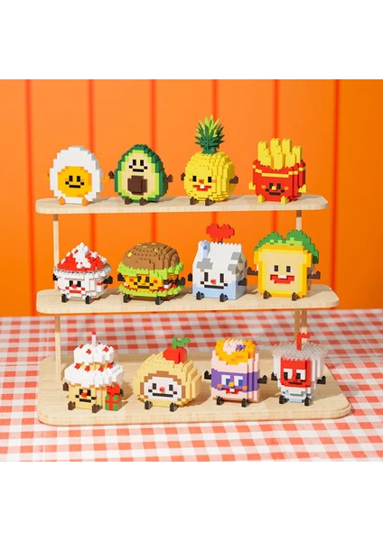 Toysburg Gıda Serisi Granül Ekleme Yaratıcı Yapı Taşları Plastik Oyuncaklar (Yurt Dışından) fiyatları