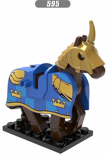 Yeşil Kedi X0158 Ortaçağ Roma Şövalye Savaş Atı Uyumlu Askeri Yapı Taşları Minifigures Aksesuarları Çocuk Oyuncakları Modeli: XH602 (Yurt Dışından) modelleri