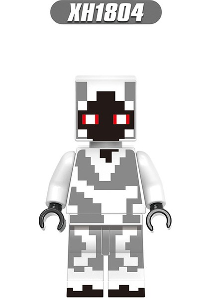 10 Adet/takım Minecraft Rakamlar Yapı Zombi Köylü Iskelet Pillager Blokları Tuğla Çocuklar Için Hediye Oyuncaklar X0324 (Yurt Dışından) fırsatları