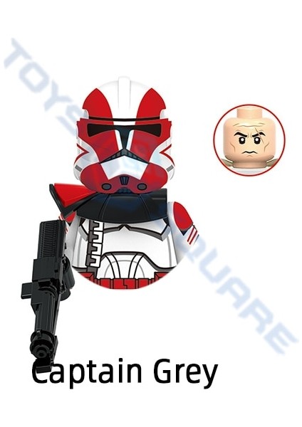 501TH Jet Troope Arc Clone Trooper Colt Kaptan Gri Kadro 13TH Kamino Modeli Yapı Taşları Moc Tuğla Seti Hediyeler Oyuncaklar (Yurt Dışından)