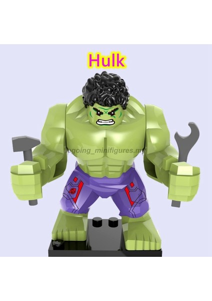 Avengers Endgame Minifigures ile Uyumlu Marvel Hulk Thor Iron Man Thanos Yapı Taşları Figür Tipi: Big Hulk 3 (Yurt Dışından) fırsatları