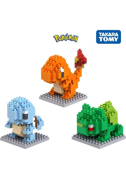 Pokémon Serisi Blokları Pokemon Nanoblock Pikachu Yapı Kiti Koleksiyon Serisi, Poke Ball Logic Tech ile 5-7cm Yükseklikte Duruyor (Yurt Dışından) modelleri