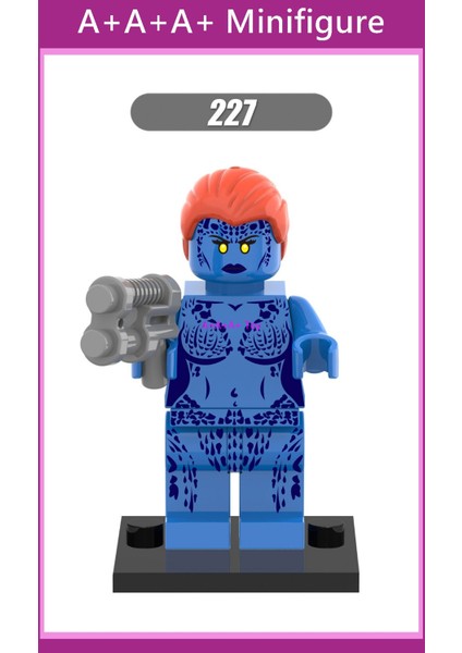 Minifigures X0109 Süper Kahraman Magi Kız Demir Adam Kırmızı Kafatası Yapı Taşları Oyuncaklar 颜色:XH227 (Yurt Dışından) indirimleri