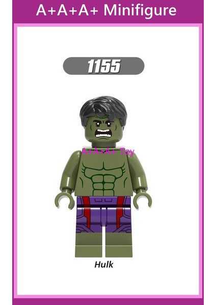 Minifigures X0244 Avengers Süper Kahraman Hulk Scarlet Cadı Hawkeye Örümcek Adam Yapı Taşları Oyuncaklar (Yurt Dışından)