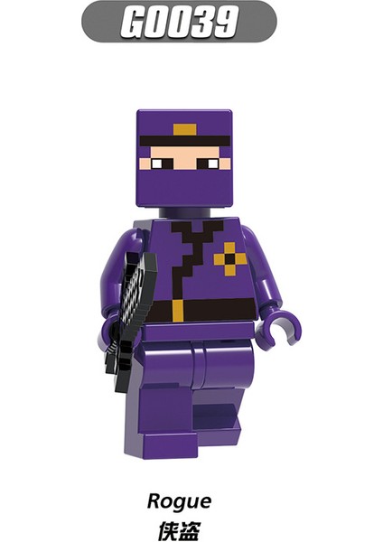 8 Adet/takım Minecraft Blokları Zombi Köylü Mini Aksiyon Oyuncak Tamer Fox Rogue Rakamlar Yapı Taşları Oyuncaklar Tuğla Oyuncaklar Birleştirin Çocuklar Için Hediyeler G0105 (Yurt Dışından) modelleri