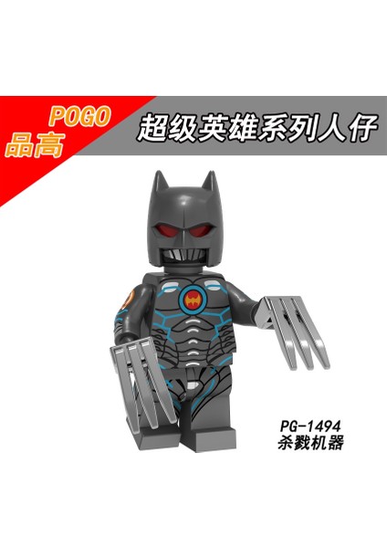 Robokill Wolverine Minifigures Örümcek Adam Deadpool Harley Quinn Yapı Taşları Avengers Çocuk Oyuncakları 1 Adet: PG1494 (Yurt Dışından) fırsatları