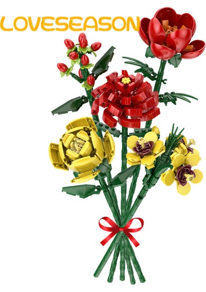 Loveseason Buket Yapı Taşı Pürüzsüz Kenar Ebeveyn-Çocuk Etkileşimi Buket Yapı Taşları Oyuncak (Yurt Dışından) modelleri