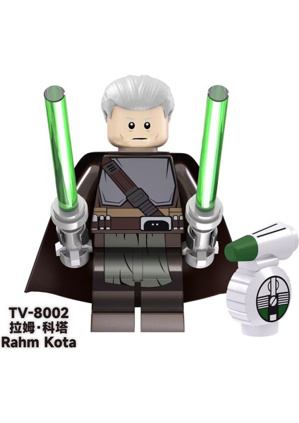 Tek Satış Yıldız Savaşı Yapı Taşları Rakamlar Komutan Obi Wan Darth Vader Ahsoka Clone Trooper C-3po Minifigure Yapı Tuğlaları Çocuk Oyuncakları TV6101 (Yurt Dışından)