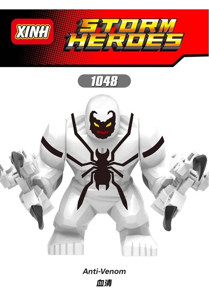 Avengers Büyük Minifigures Carnage Demir Adam Thanos Hulk Örümcek Adam Marvel Yapı Taşları Dıy Oyuncaklar Modeli: XH888 (Yurt Dışından)