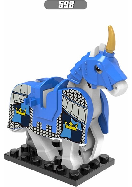 X0158 Ortaçağ Roma Şövalye Savaş Atı Uyumlu Askeri Yapı Taşları Minifigures Aksesuarları Çocuk Oyuncakları (Yurt Dışından) fiyatları