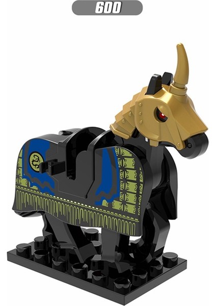 X0158 Ortaçağ Roma Şövalye Savaş Atı Uyumlu Askeri Yapı Taşları Minifigures Aksesuarları Çocuk Oyuncakları (Yurt Dışından) fırsatları