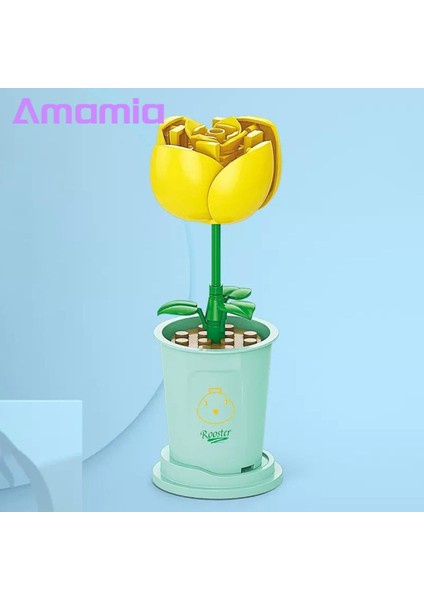 Çiçek Yapı Oyuncak Diy Çiçek Yapı Taşları Oyuncak Çocuklar Için Eğlenceli Eğitici Aktivite Mükemmel Masaüstü Dekorasyon Harika Doğum Günü Hediyesi Fikri Duyusal Gelişim Oyuncak (Yurt Dışından) fırsatları