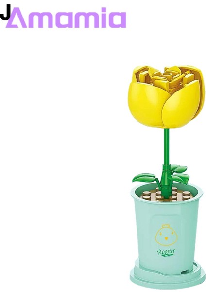 Çiçek Yapı Oyuncak Diy Çiçek Yapı Taşları Oyuncak Çocuklar Için Eğlenceli Eğitici Aktivite Mükemmel Masaüstü Dekorasyon Harika Doğum Günü Hediyesi Fikri Duyusal Gelişim Oyuncak (Yurt Dışından) indirimleri