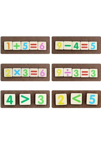 Sayma Çubukları Hesaplama Matematik Eğitici Oyuncak Manyetik Demir Kutu ile Ahşap Bulmaca Çocuklar Için Eğitici Oyuncaklar (Yurt Dışından)