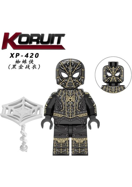 Tek Satış Marvel Örümcek Adam: Eve Dönüş Yok Aksiyon Figürleri Brock Mysterio Ps4 Örümcek Adam Demir Örümcek Adam Yapı Taşları Tuğlalar Çocuklar Için Hediye Oyuncaklar KT1055 (Yurt Dışından)