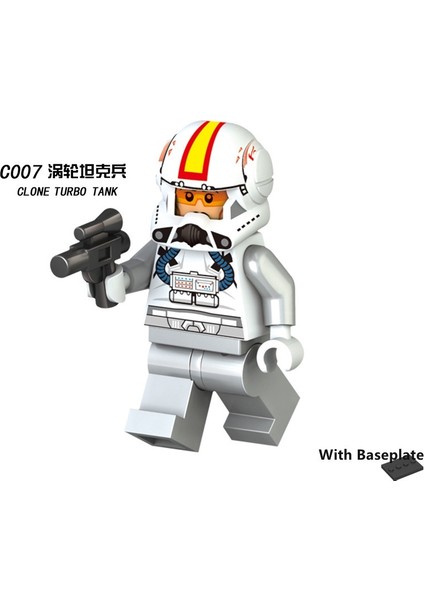 Gc Minifigures Star Wars Trooper Fırtına Leia Dart Vader Asi Genel Ağır Savaş Driod Modeli Yapı Taşları Çocuk Oyuncak (Yurt Dışından)